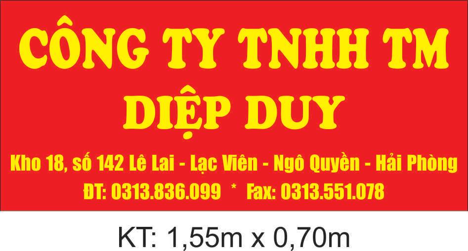 cong ty diep duy hai phong